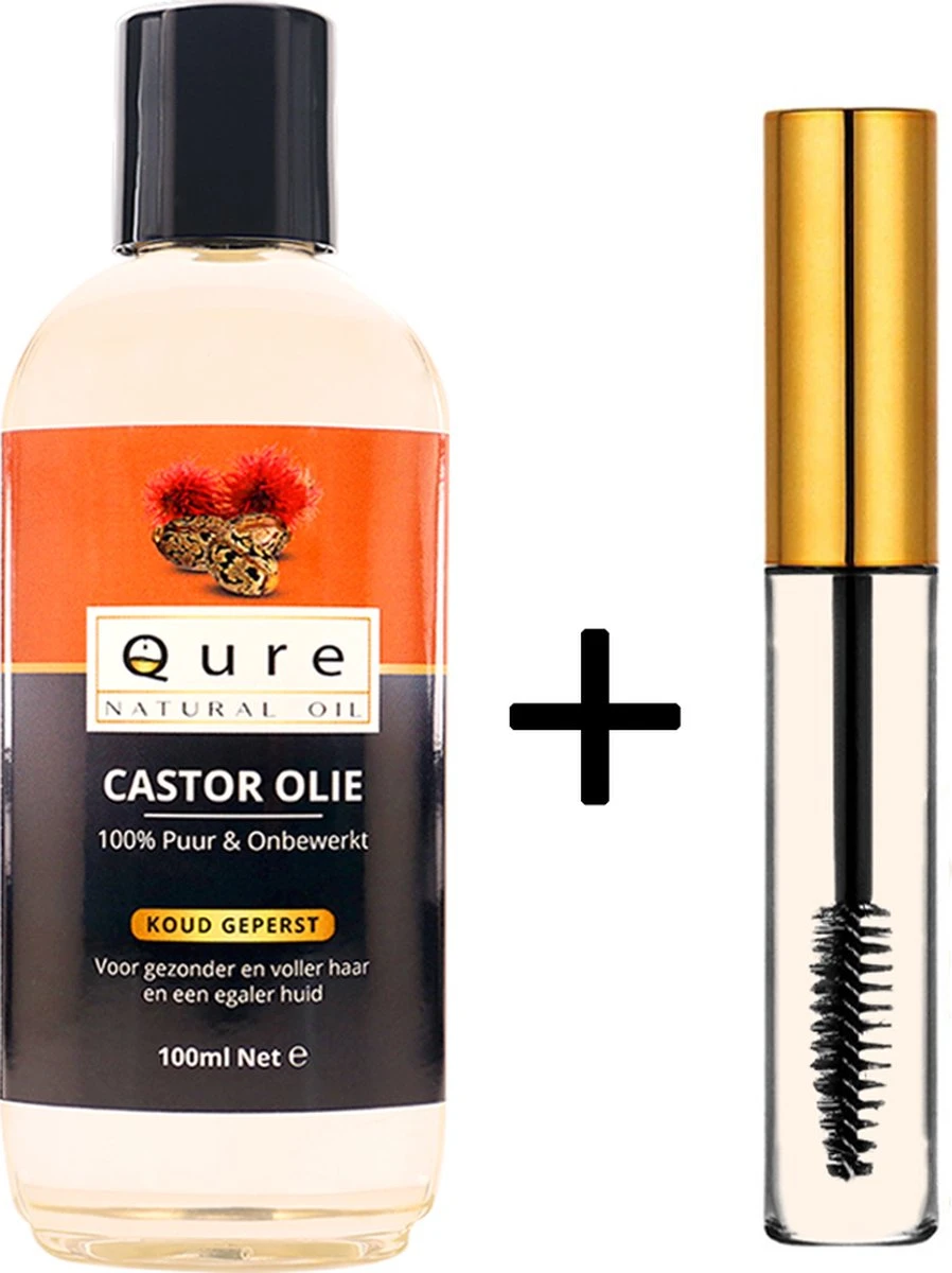 Castor Olie 100ml + 10ml Handige Gevulde Buisje Met Borstel | 100% Puur & Onbewerkt | Wonderolie | Plantaardige Castorolie, Ricinusolie | Koudgeperste Castor Oil Voor Haar, Huid, Wenkbrauw En Wimpers 1 Castor Olie 100ml + 10ml Handige Gevulde Buisje Met Borstel | 100% Puur & Onbewerkt | Wonderolie | Plantaardige Castorolie, Ricinusolie | Koudgeperste Castor Oil Voor Haar, Huid, Wenkbrauw En Wimpers