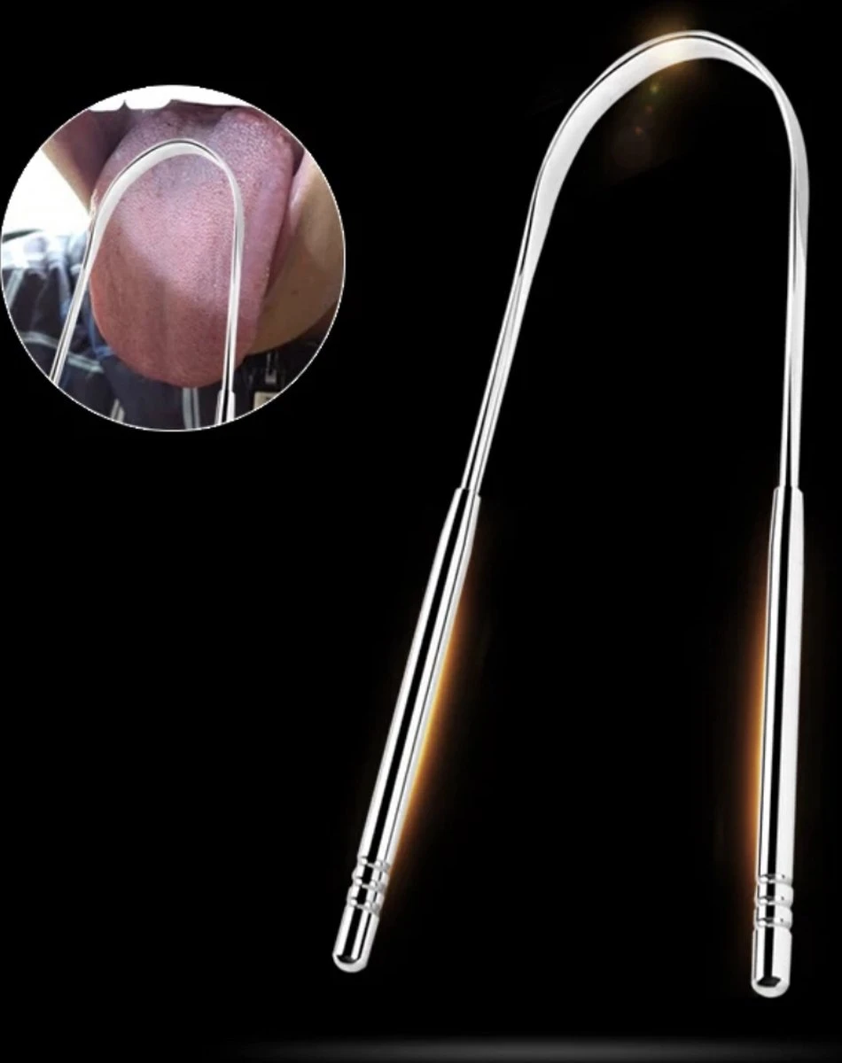 Effectieve Tongschraper - Tongreiniger - Rose Goud 4 Effectieve Tongschraper - Tongreiniger - Rose Goud - Afbeelding 4