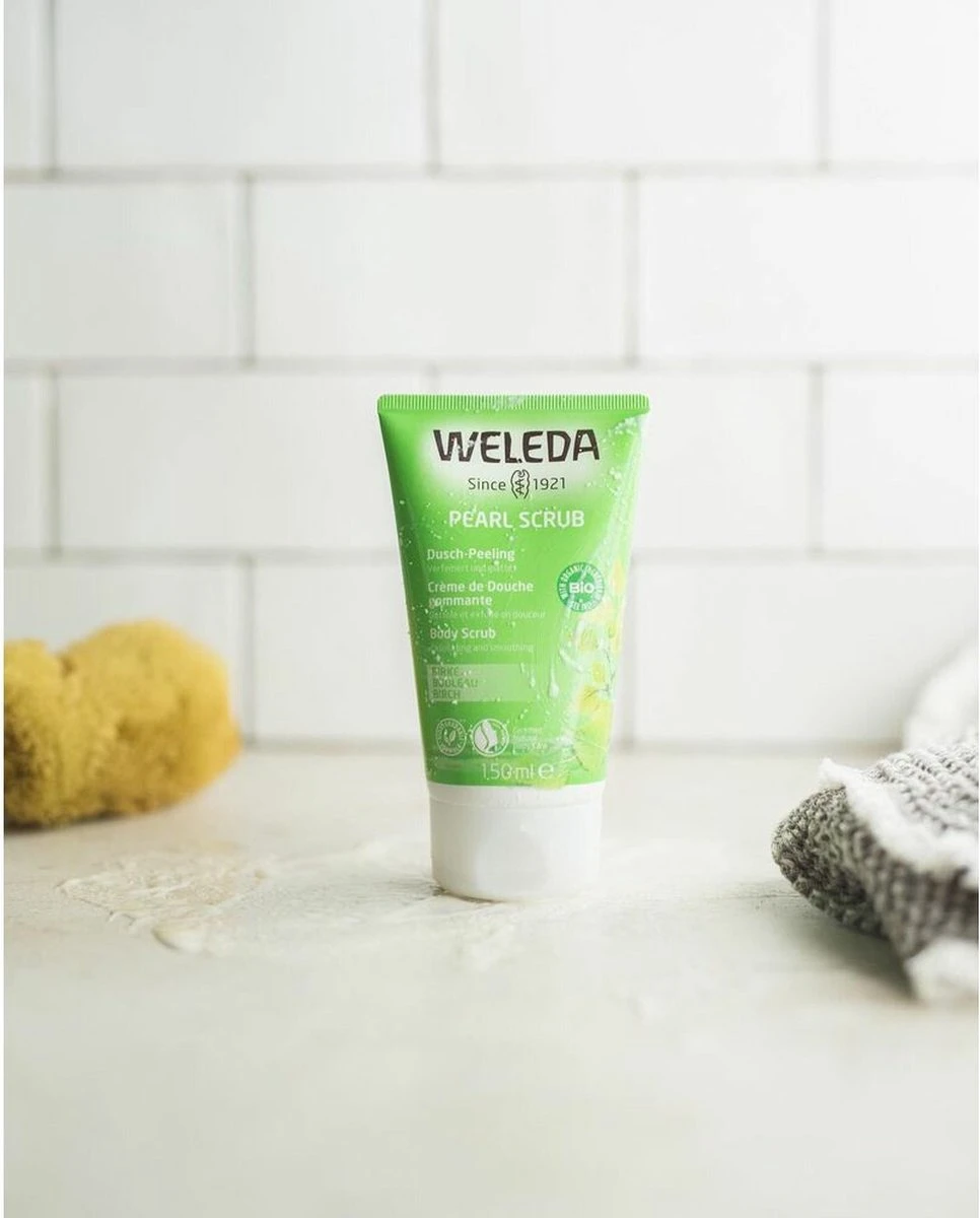 Weleda Berken Pearl Scrub Douchecrème 3 Weleda Berken Pearl Scrub Douchecrème - Afbeelding 3
