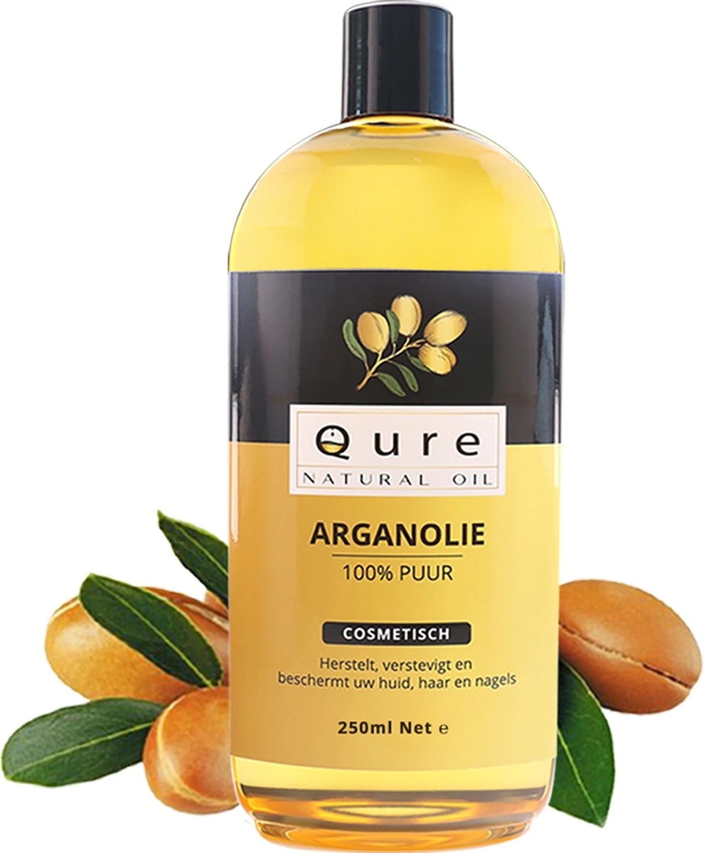 Arganolie 250ml + Pompje | Voor Haar, Huid En Gezicht |100% Puur & Onbewerkt | Moroccan Argan Oil 4 Arganolie 250ml + Pompje | Voor Haar, Huid En Gezicht |100% Puur & Onbewerkt | Moroccan Argan Oil - Afbeelding 4