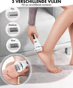 DynaBright Elektrische Eelt Verwijderaar - LED Verlichting - Voetvijl - Inclusief 3 Rollers - Oplaadbaar 13 DynaBright Elektrische Eelt Verwijderaar - LED Verlichting - Voetvijl - Inclusief 3 Rollers - Oplaadbaar -Verzorgingsproducten 996x1200